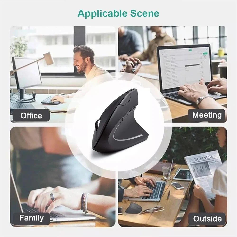 ergonomic wireless vertical mouse