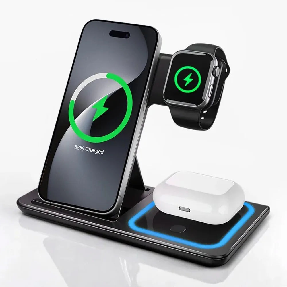 3 in 1 wireless travel charger
