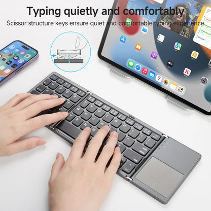 Mini Bluetooth Keyboard with Touchpad